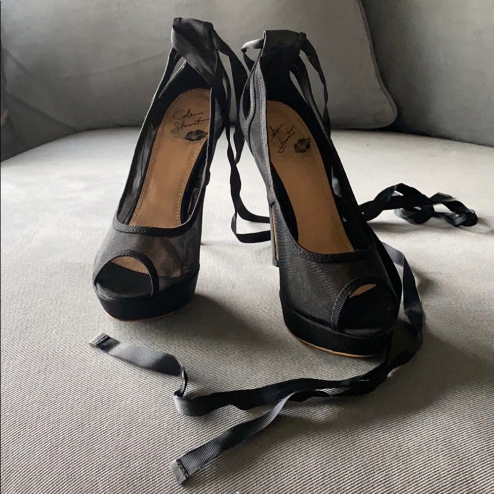 Sexy black high heels
